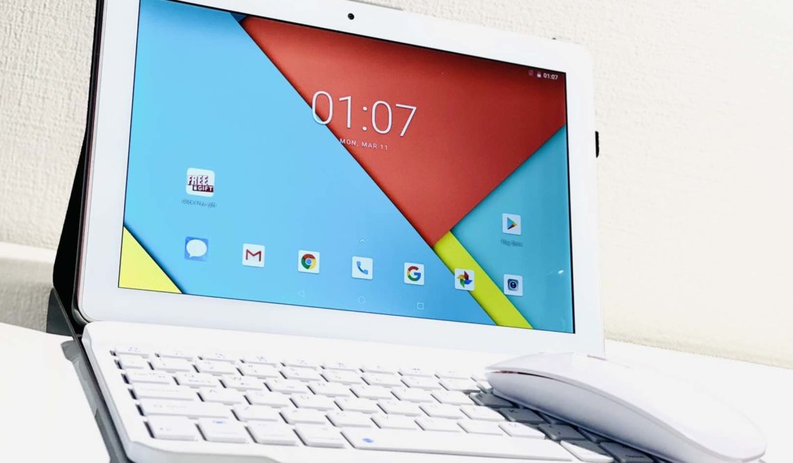 【実機レビュー】AOYODKG A22 タブレット レビュー！格安なのに付属品の数が凄い！！